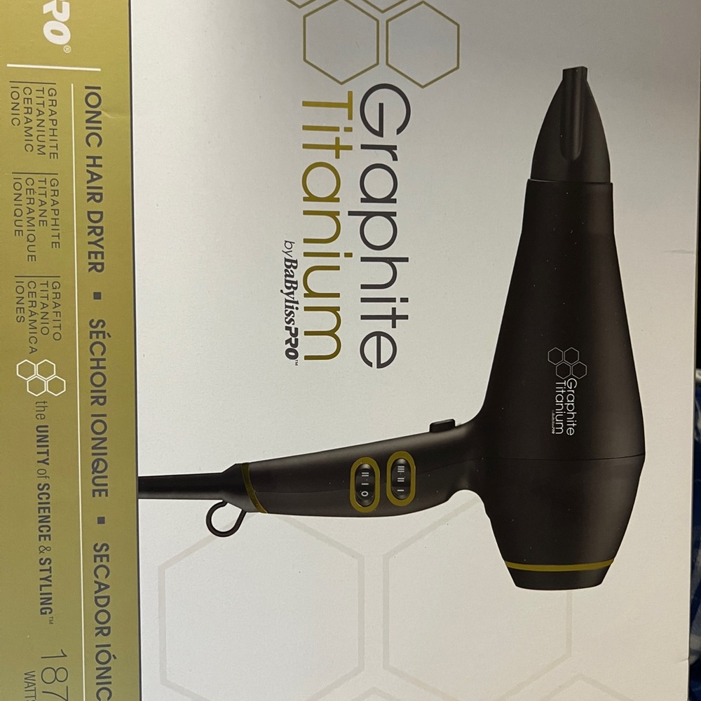 ❌ SOLD ❌ BaBylissPRO Graphite Titanium Ionic Hair Dryer